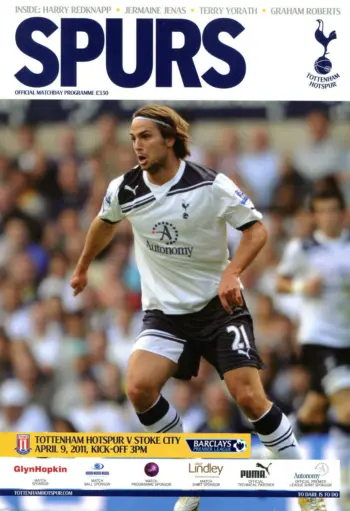 Spurs v Stoke City (09 Apr 2011) Programme