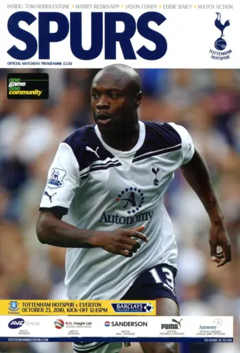 Spurs v Everton FC (23 Oct 2010) Programme