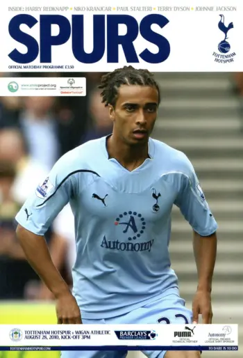 Spurs v Wigan Athletic (28 Aug 2010) Programme