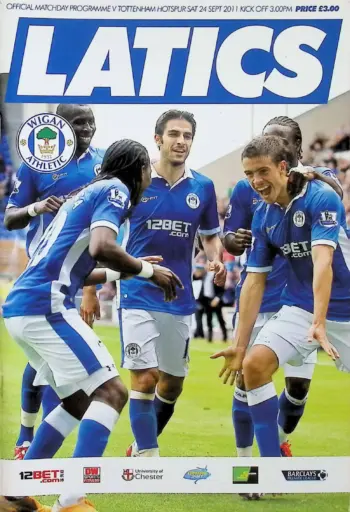 Spurs v Wigan Athletic (24 Sep 2011) Programme