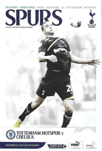 Spurs v Chelsea FC (22 Dec 2011) Programme