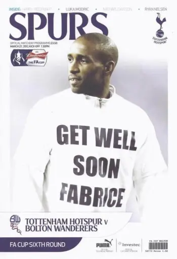 Spurs v Bolton Wanderers (27 Mar 2012) Programme
