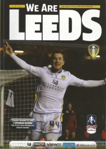 Spurs v Leeds United (27 Jan 2013) Programme