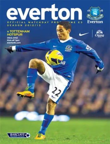 Spurs v Everton FC (09 Dec 2012) Programme