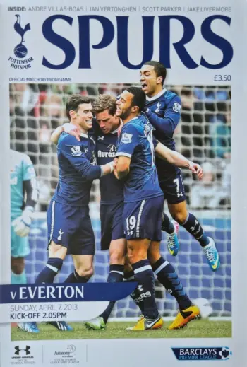 Spurs v Everton FC (07 Apr 2013) Programme