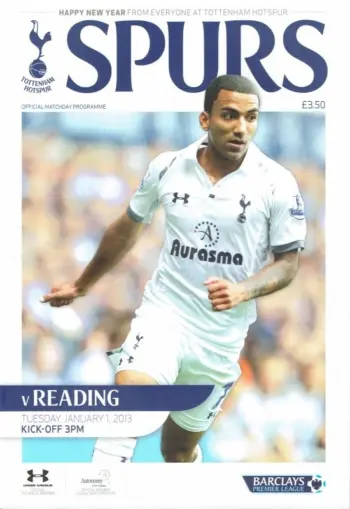Spurs v Reading FC (01 Jan 2013) Programme