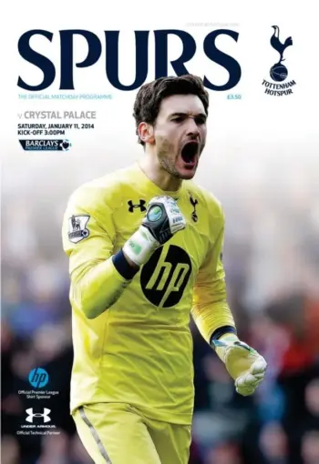 Spurs v Crystal Palace (11 Jan 2014) Programme