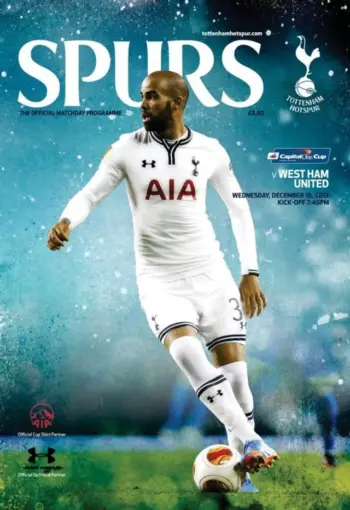 Spurs v West Ham United (18 Dec 2013) Programme