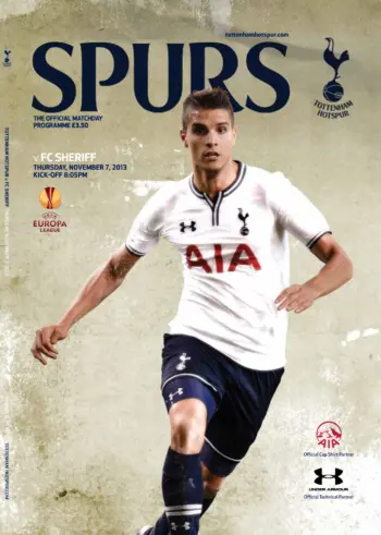 Spurs v FC Sheriff (07 Nov 2013) Programme