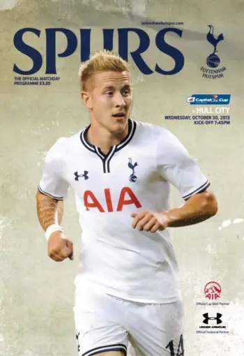 Spurs v Hull City (30 Oct 2013) Programme