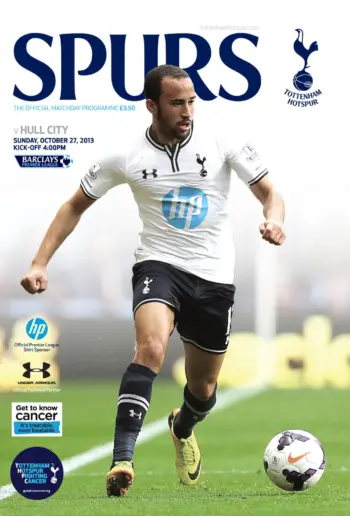 Spurs v Hull City (27 Oct 2013) Programme