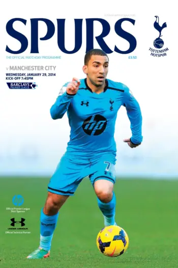 Spurs v Manchester City (29 Jan 2014) Programme