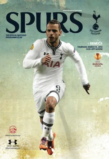 Spurs v SL Benfica (13 Mar 2014) Programme