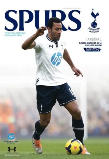 Spurs v Arsenal FC (16 Mar 2014) Programme