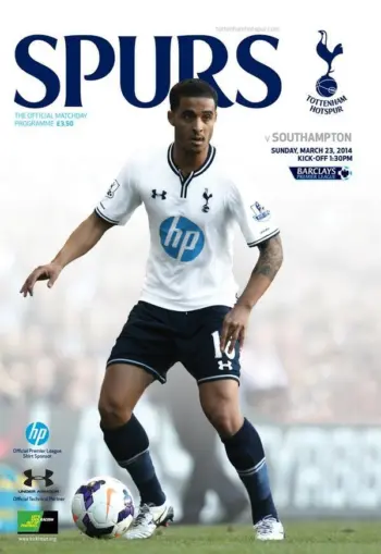 Spurs v Southampton FC (23 Mar 2014) Programme