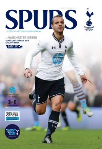 Spurs v Manchester United (01 Dec 2013) Programme