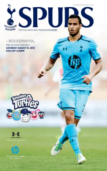 Spurs v Espanyol (10 Aug 2013) Programme
