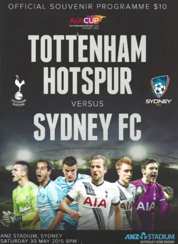 Spurs v Sydney FC (30 May 2015) Programme