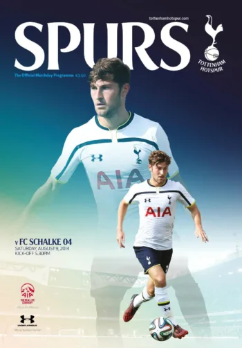 Spurs v Schalke 04 (09 Aug 2014) Programme