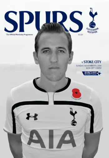 Spurs v Stoke City (09 Nov 2014) Programme