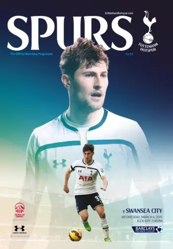 Spurs v Swansea City (04 Mar 2015) Programme