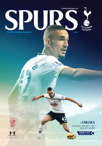 Spurs v Chelsea FC (01 Jan 2015) Programme