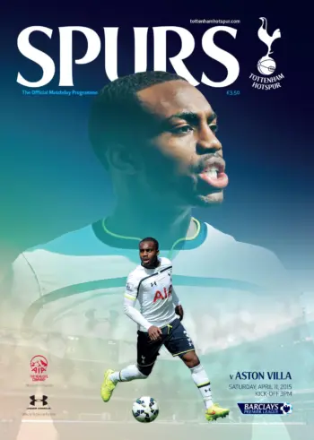 Spurs v Aston Villa (11 Apr 2015) Programme