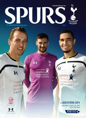 Spurs v Leicester City (21 Mar 2015) Programme