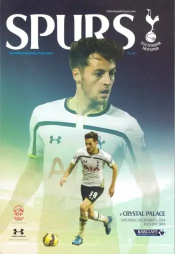 Spurs v Crystal Palace (06 Dec 2014) Programme