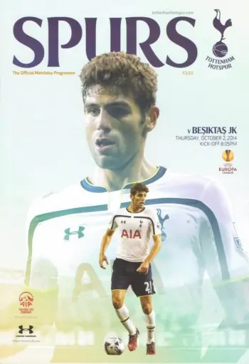Spurs v Beşiktaş (02 Oct 2014) Programme