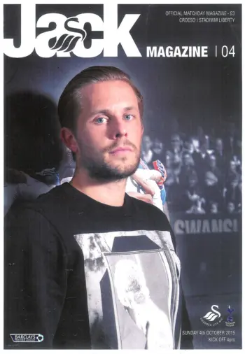 Spurs v Swansea City (04 Oct 2015) Programme