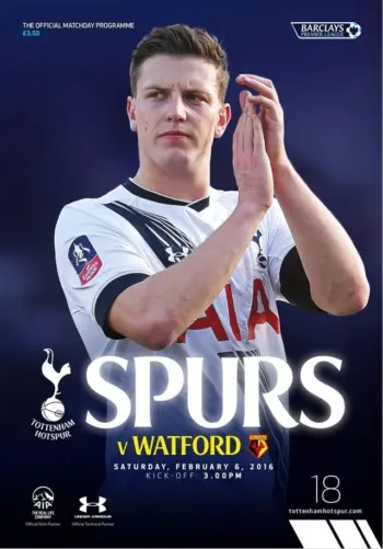 Spurs v Watford FC (06 Feb 2016) Programme