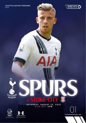 Spurs v Stoke City (15 Aug 2015) Programme