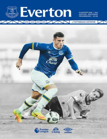 Spurs v Everton FC (13 Aug 2016) Programme