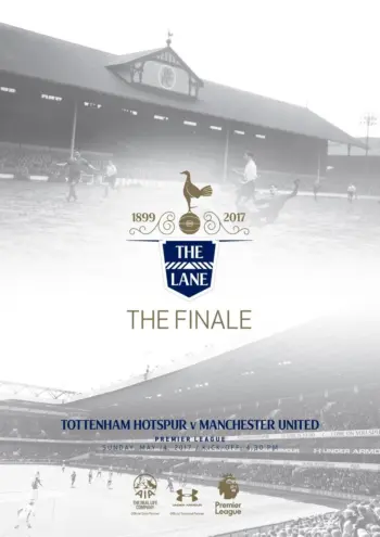 Spurs v Manchester United (14 May 2017) Programme