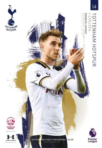 Spurs v Chelsea FC (04 Jan 2017) Programme