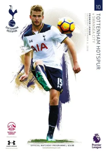 Spurs v Swansea City (03 Dec 2016) Programme