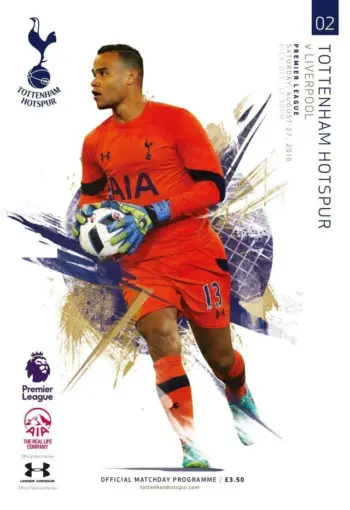 Spurs v Liverpool FC (27 Aug 2016) Programme