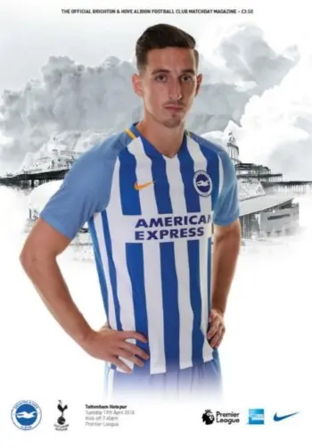 Spurs v Brighton & Hove Albion (17 Apr 2018) Programme
