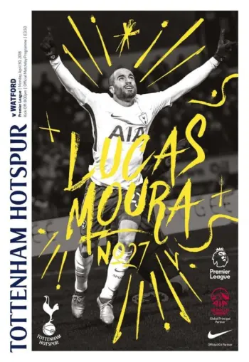 Spurs v Watford FC (30 Apr 2018) Programme