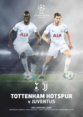 Spurs v Juventus (07 Mar 2018) Programme