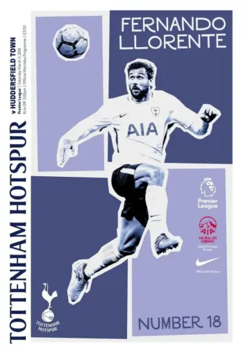Spurs v Huddersfield Town (03 Mar 2018) Programme
