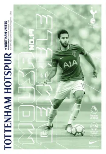 Spurs v West Ham United (04 Jan 2018) Programme