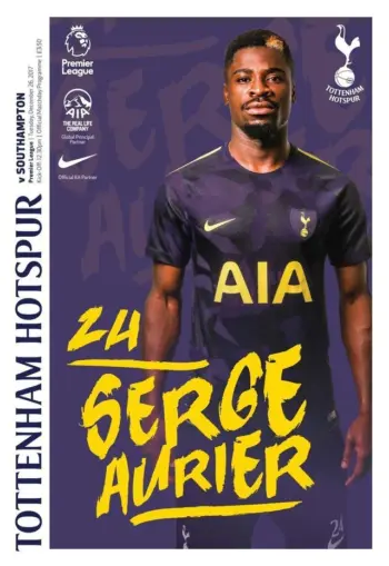 Spurs v Southampton FC (26 Dec 2017) Programme