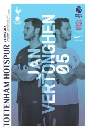 Spurs v Stoke City (09 Dec 2017) Programme