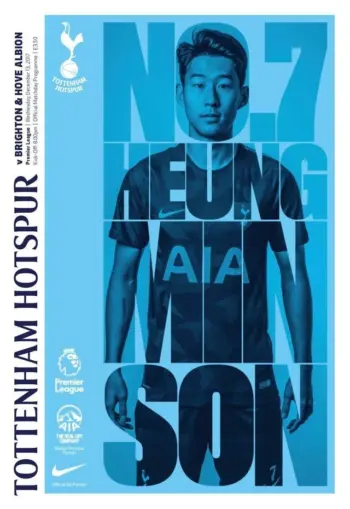 Spurs v Brighton & Hove Albion (13 Dec 2017) Programme