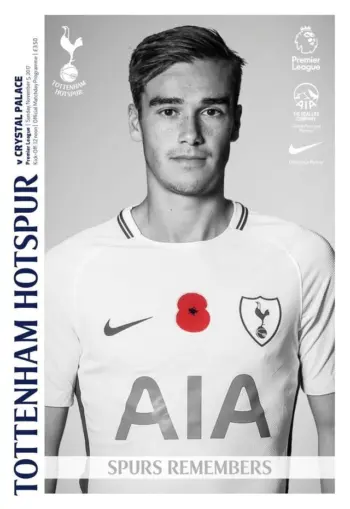 Spurs v Crystal Palace (05 Nov 2017) Programme