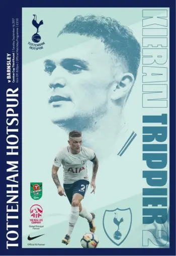 Spurs v Barnsley FC (19 Sep 2017) Programme