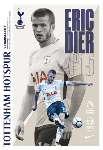 Spurs v Swansea City (16 Sep 2017) Programme