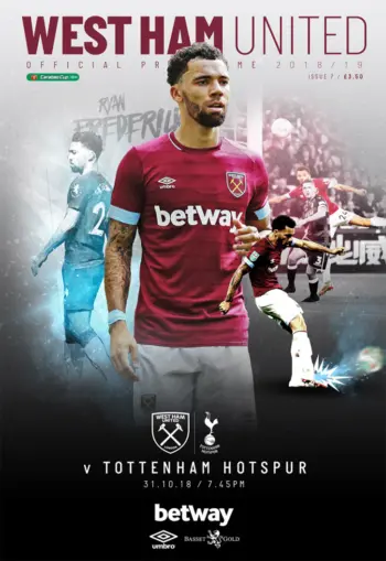 Spurs v West Ham United (31 Oct 2018) Programme